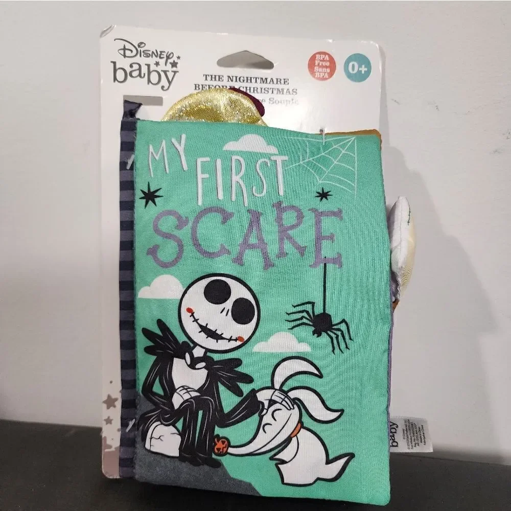 New Disney Baby Nightmare Before Christmas Baby Infant My First Scare Soft Book